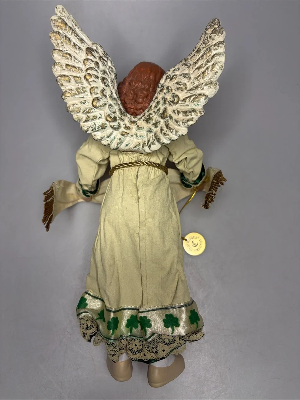 Clothtique Possible Dreams Ltd Angel Ornament Figurine “Erin Go Bragg” NEW